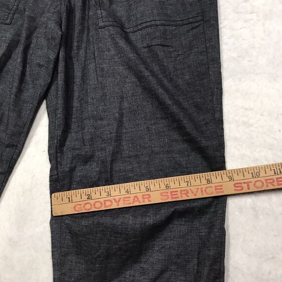 PRANA Mantra Hemp Jogger Women XS (30x26) Charcoal Gray Drawstring Elastic Cuff - Picture 10 of 16
